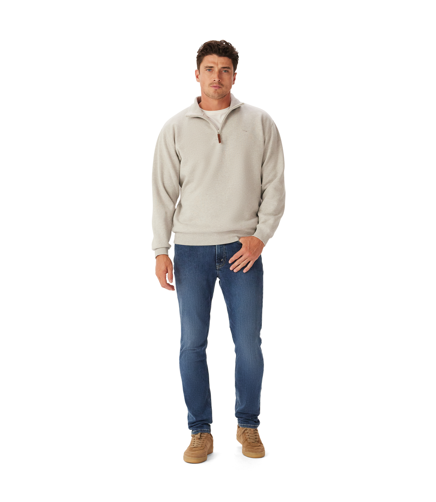 R.M. Williams Mulyungarie 1/4 Zip Sweatshirt