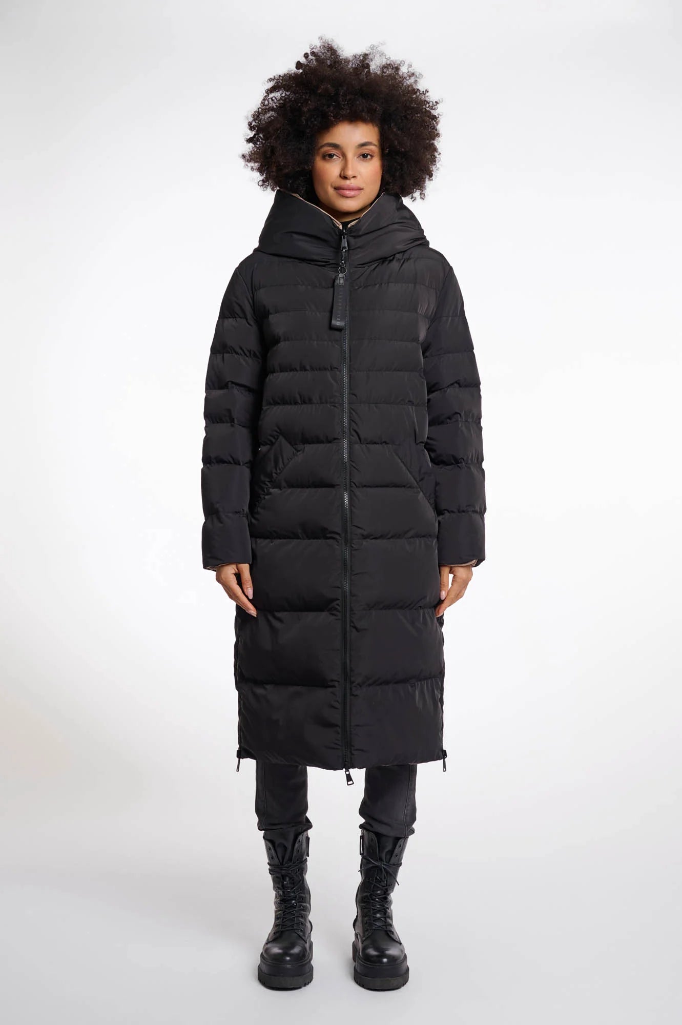 Rino & Pelle, Jackets & Coats, the Reversible long hooded coat the Keila.7002512
