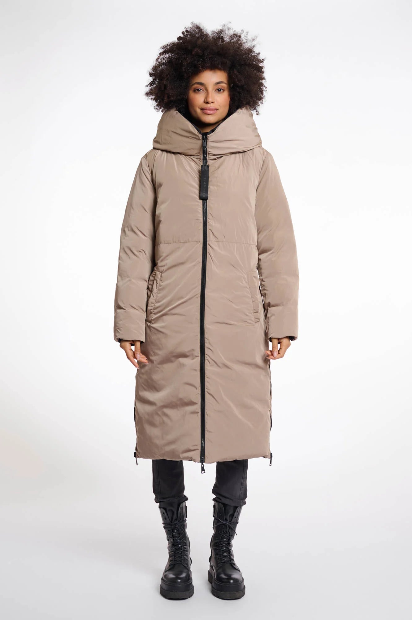 Rino & Pelle, Jackets & Coats, the Reversible long hooded coat the Keila.7002512