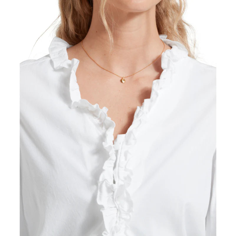 Schoffel Ladies, the Beccles Blouse in White