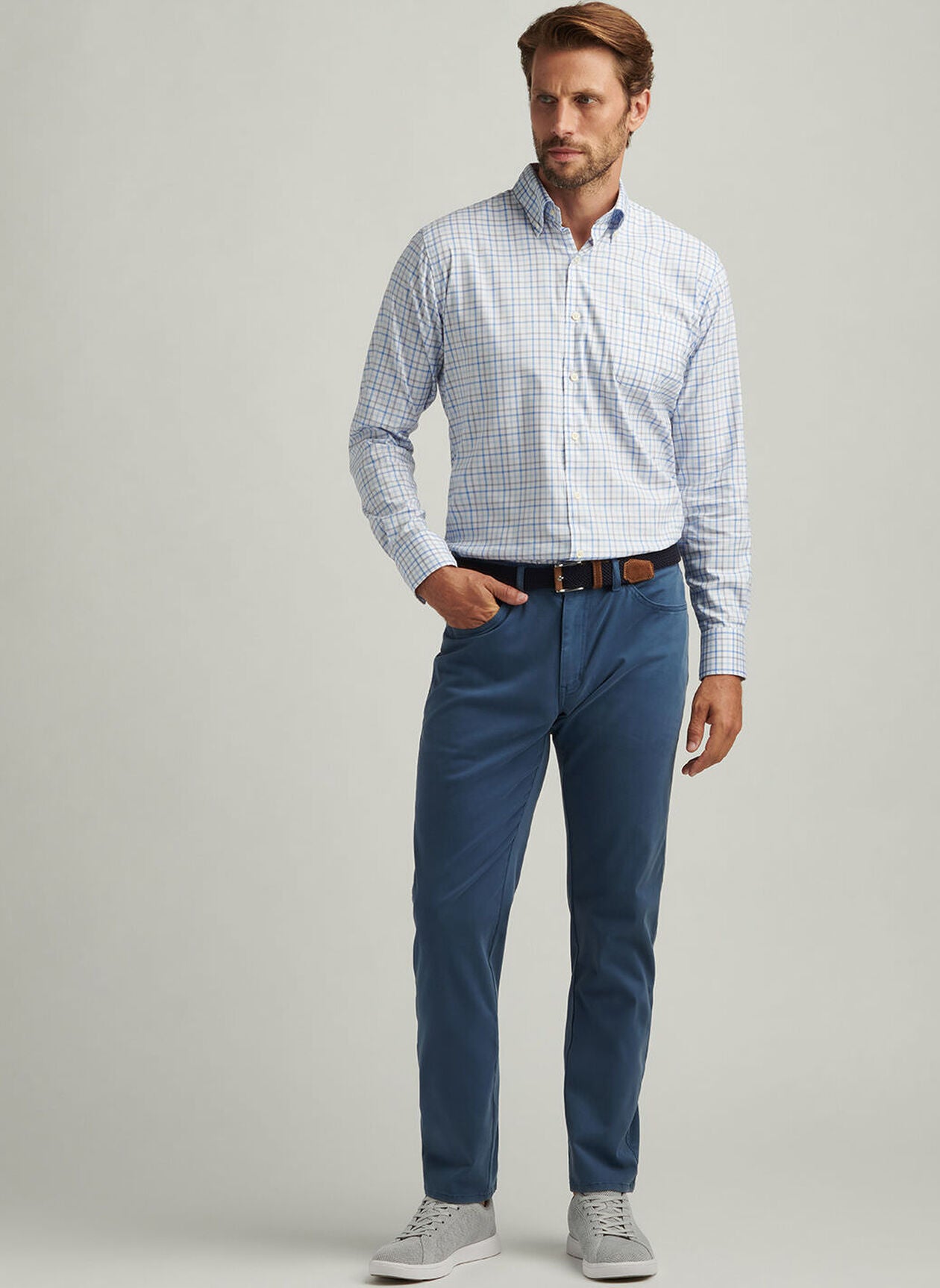 Peter Millar, The Signature Sateen Five-Pocket Pant