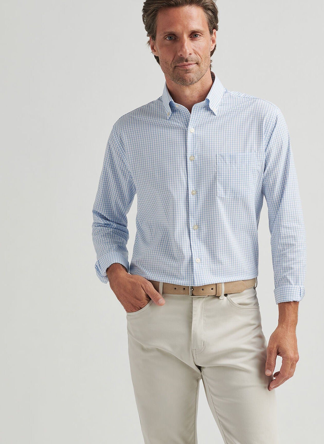 Peter Millar, The Hanford Performance Twill Sport Shirt