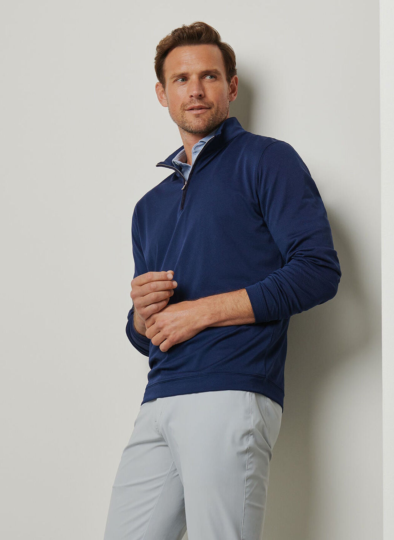 Peter Millar, The Albatross Cotton-Blend Pique Quarter-Zip