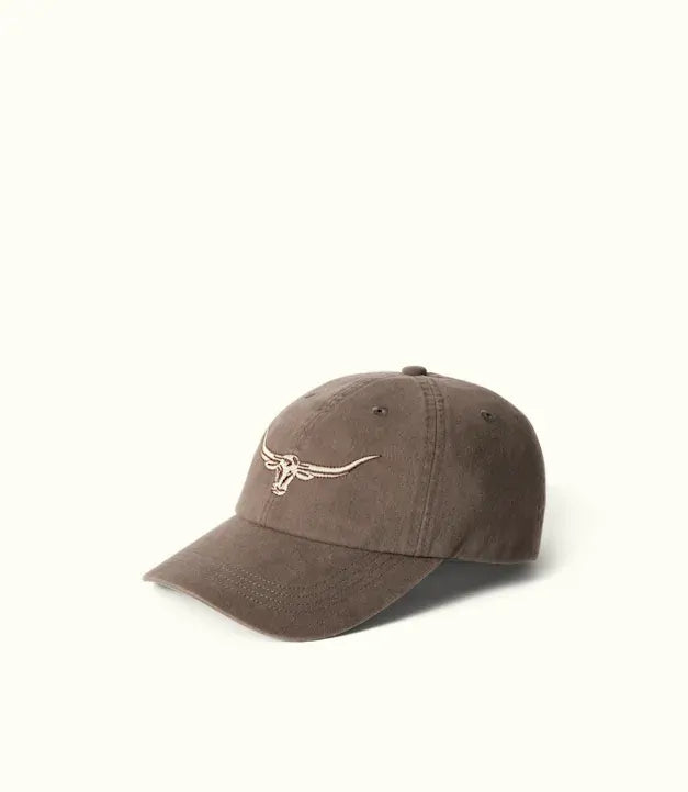 R.M. Williams Longhorn Twill Cap in Silt