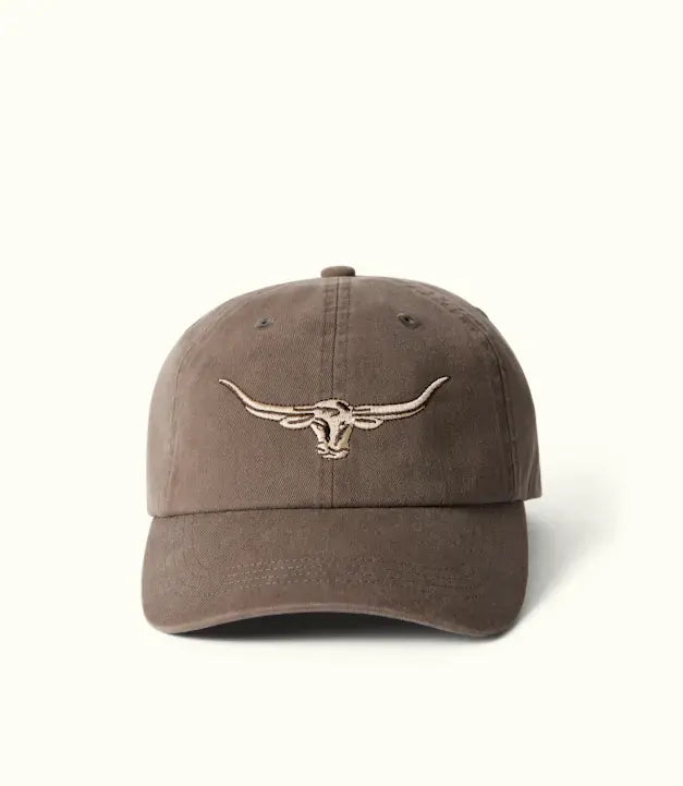 R.M. Williams Longhorn Twill Cap in Silt