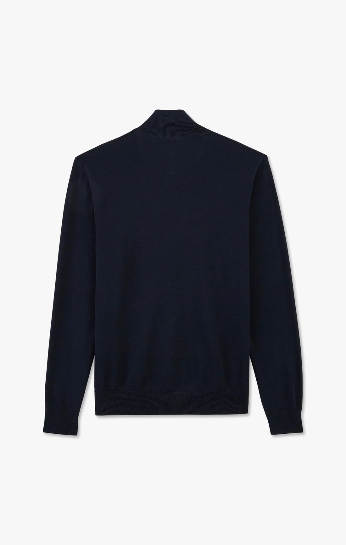 Eden Park Knitwear - Navy blue cotton Half Zip neck sweater
