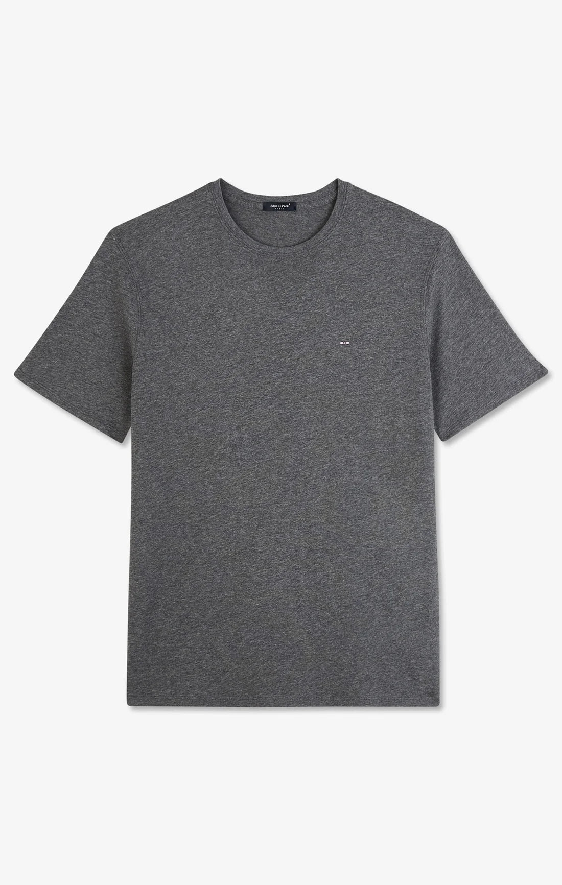 Eden Park T-Shirts Grey round neck short sleeve t-shirt