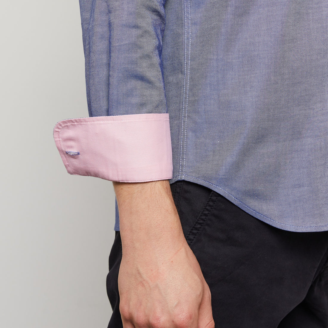 Eden Park Shirts - Navy blue cotton Oxford Shirt