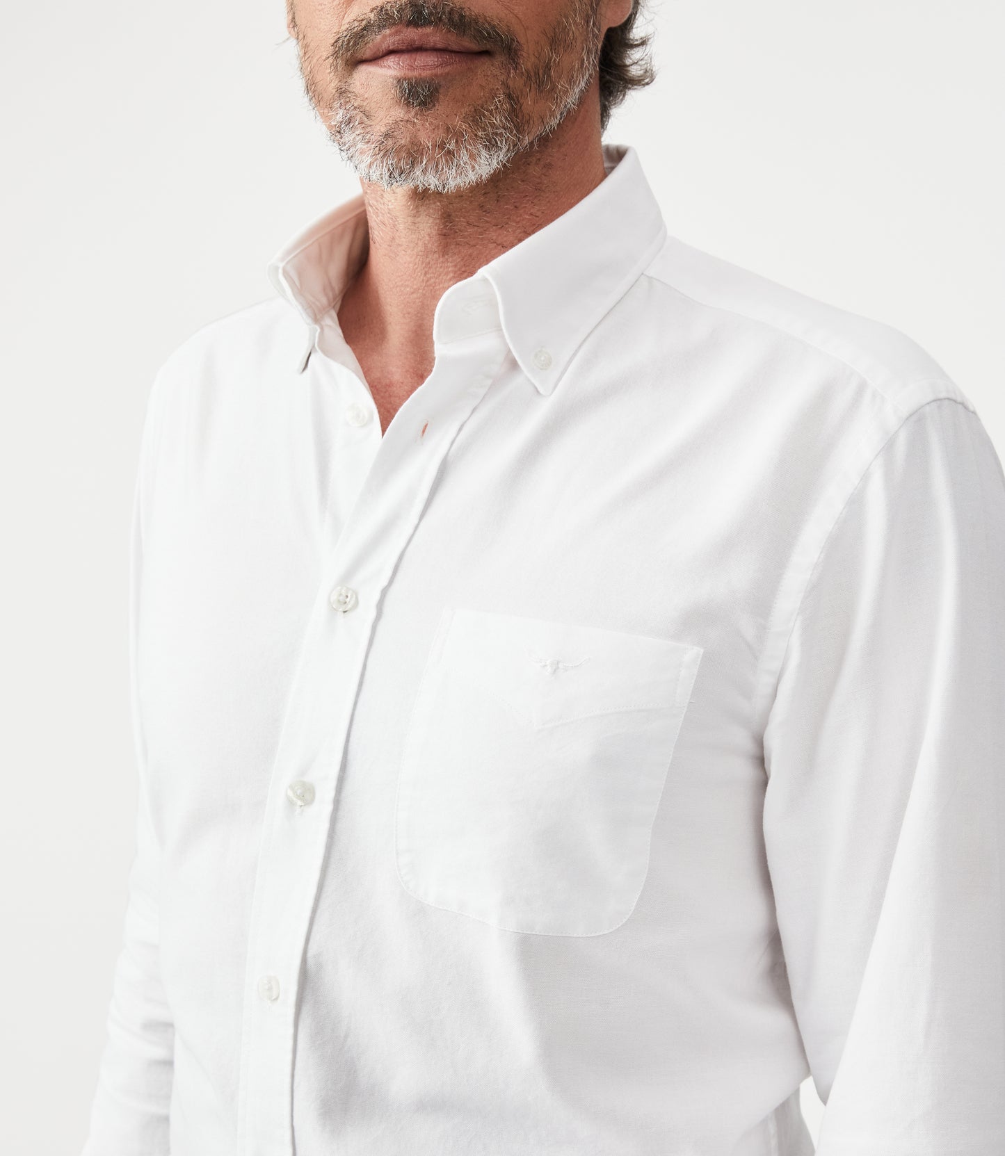 R.M. Williams Collins Button Down Shirt in White