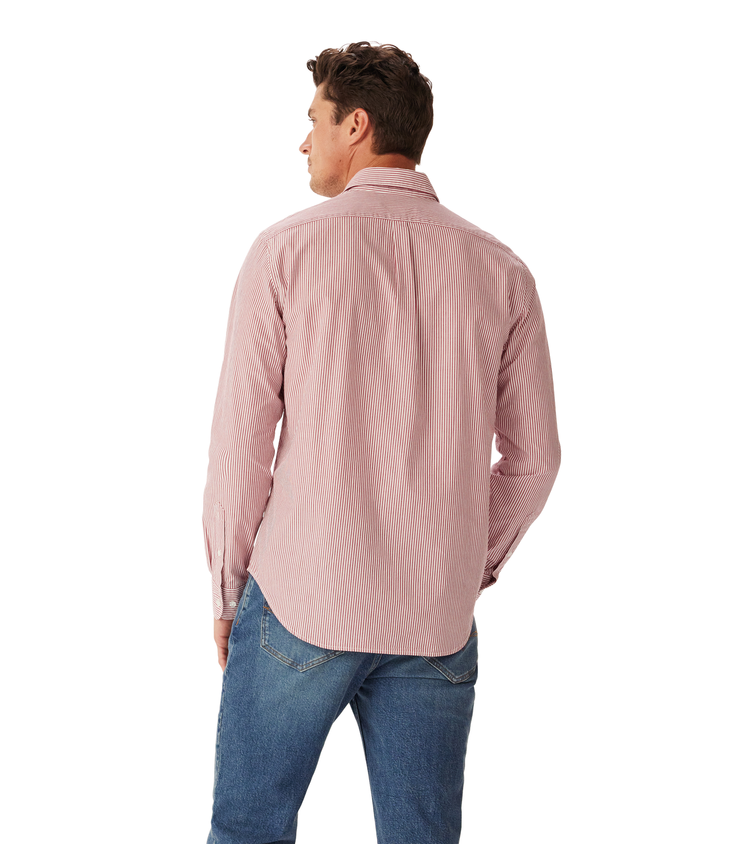 R.M. Williams Regular Poplin Stripe Shirt