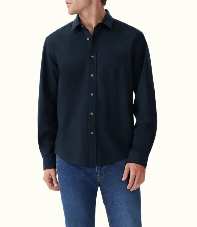 R.M. Williams, Classic Shirt - (Navy)