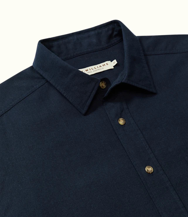 R.M. Williams, Classic Shirt - (Navy)
