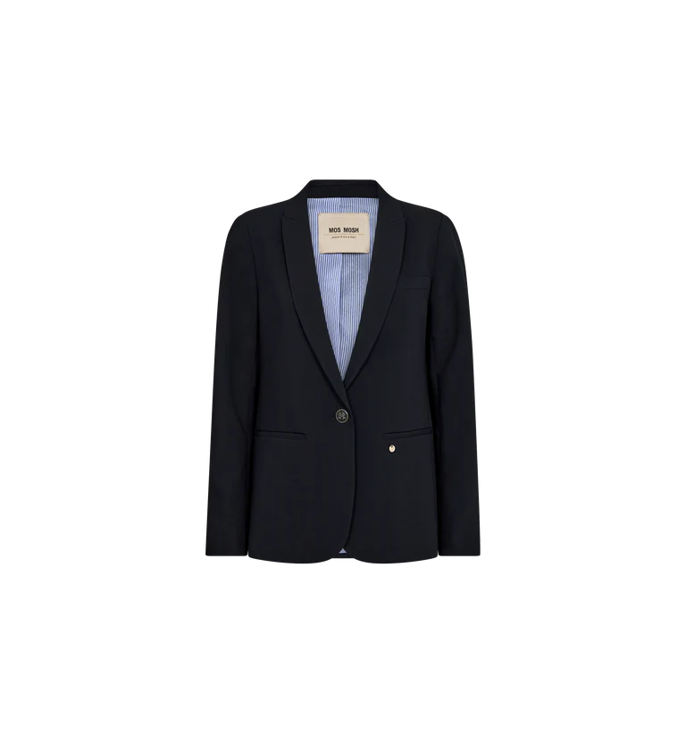 Mos Mosh Ladies, the MMAnine Lea Blazer in 468 Salute Navy