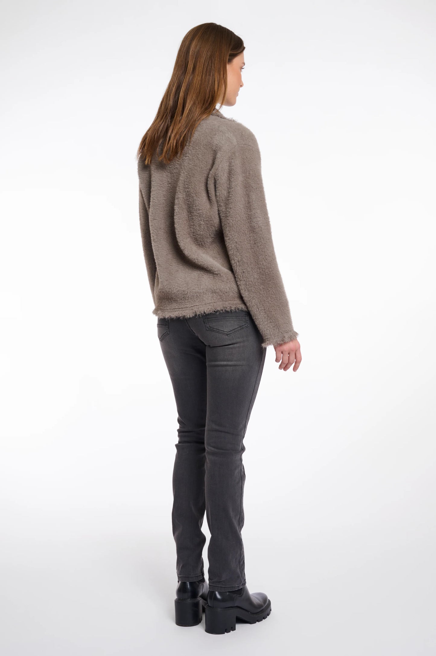 Rino & Pelle, Jackets & Coats, the Single breasted cardigan with fringes the Sena.5002511