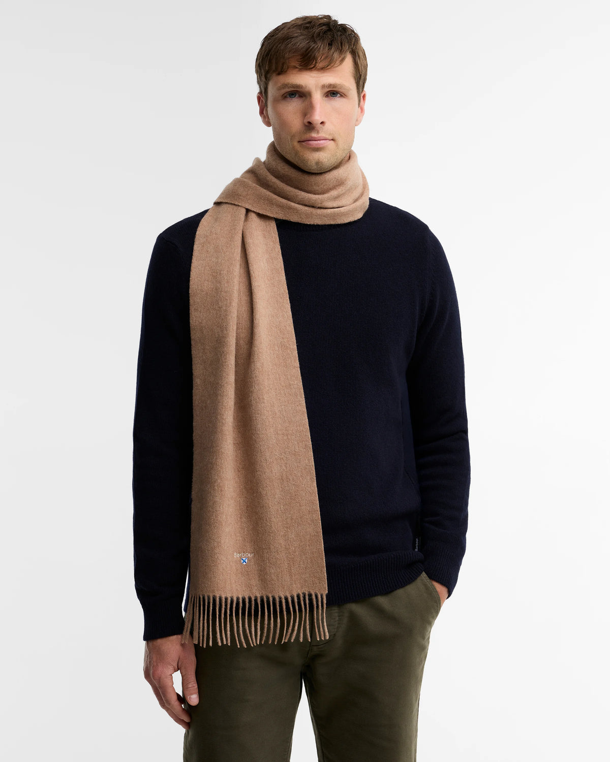 Barbour Plain Lambswool Scarf