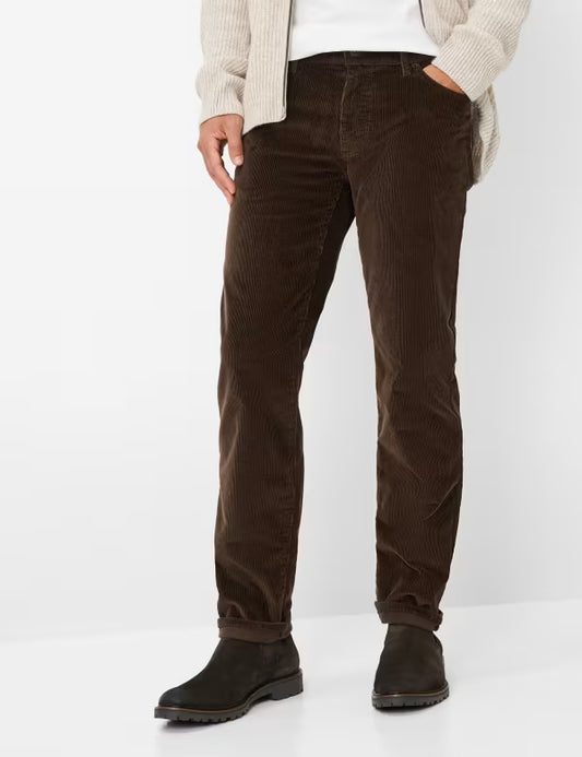 Brax Mens Jeans, Mythos Flex Cords in Nougat