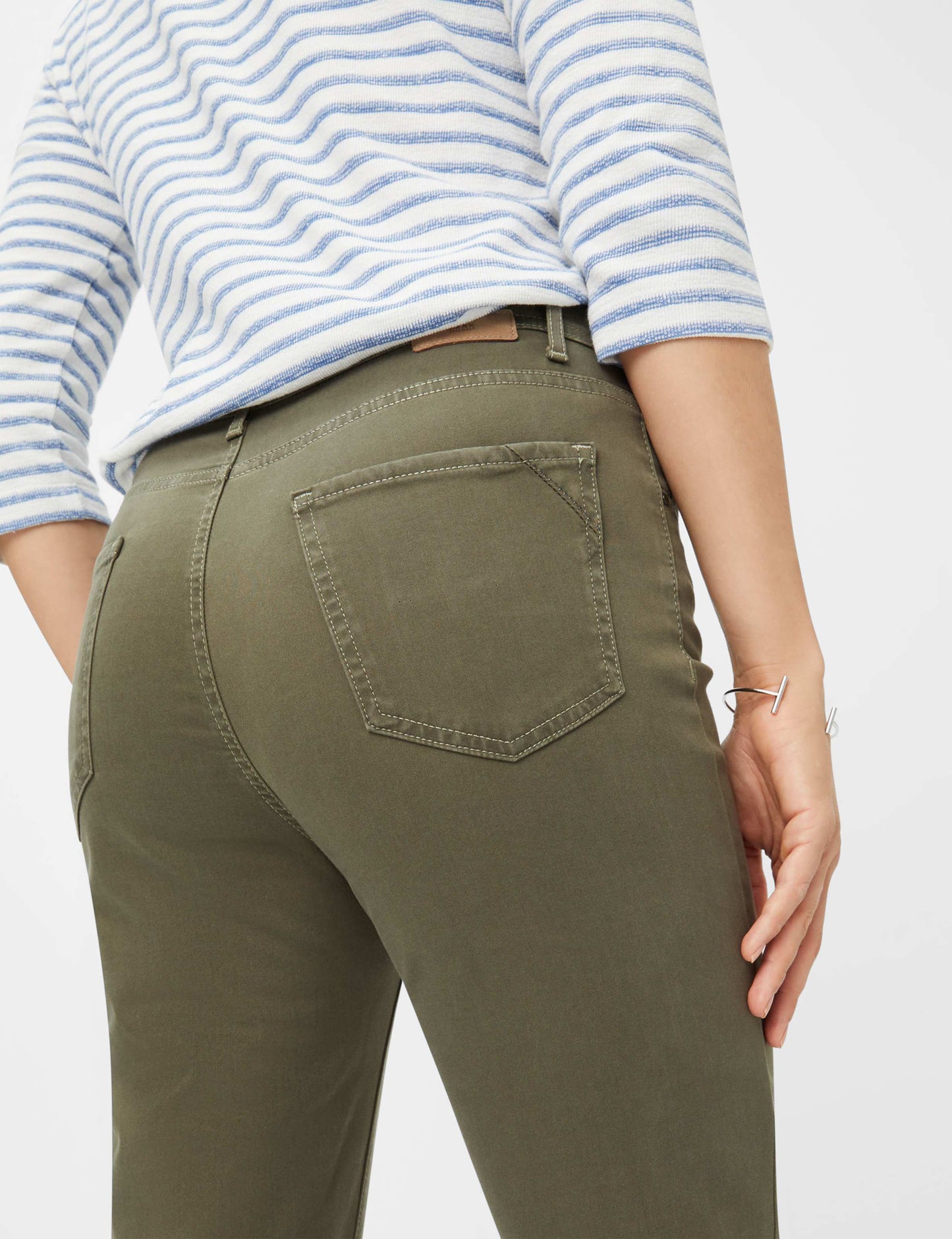 Brax Trousers, Mary - (Khaki-30)