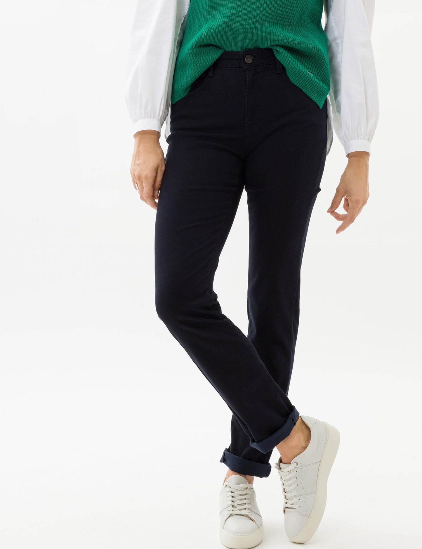 Brax Trousers, Mary - (Navy-22)