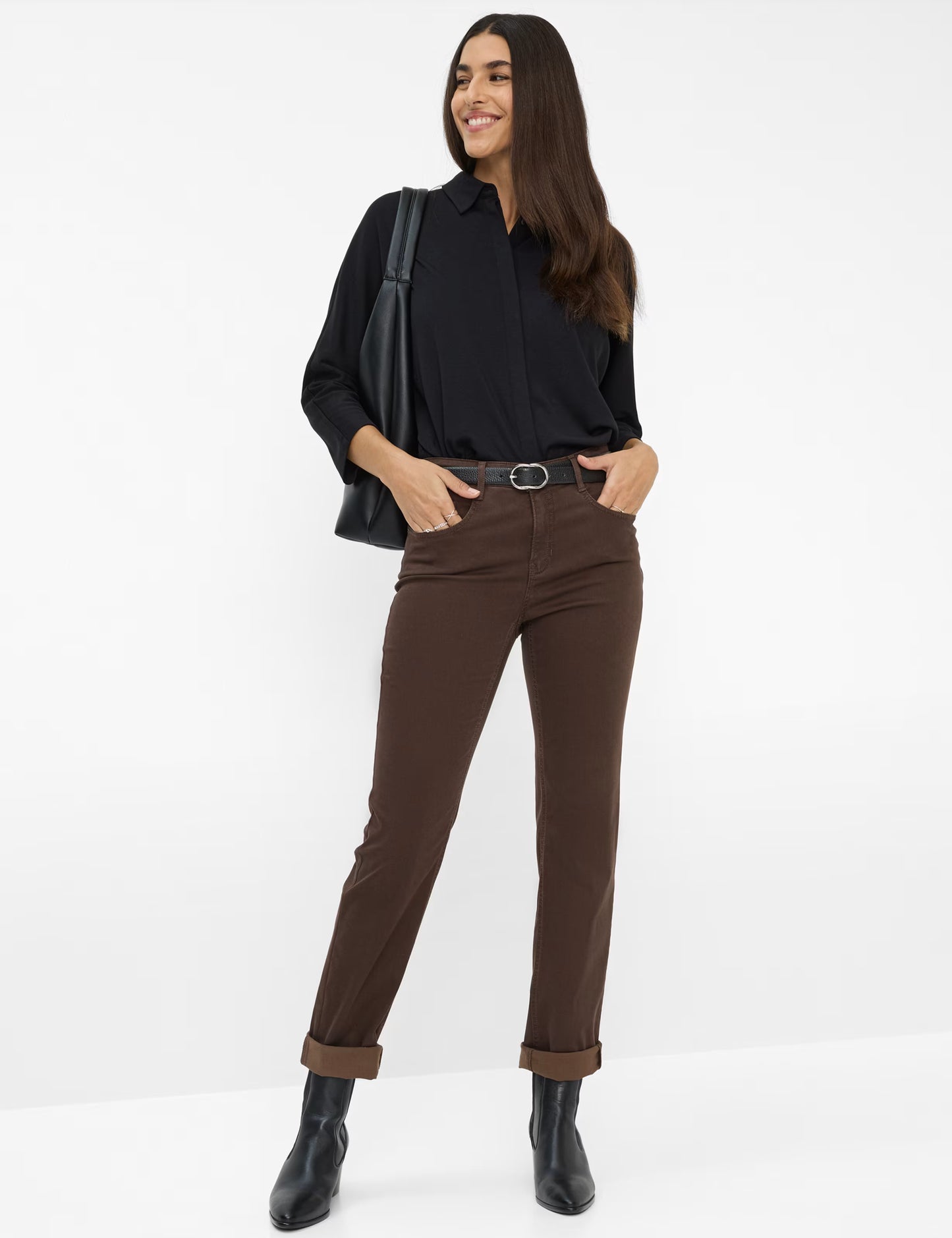 Brax Ladies, Jeans, the Mary in Dark Chocolate 50