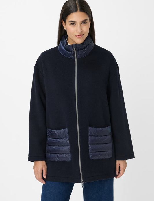 Brax Ladies, Jackets & Coats, the Osaka in Navy 22