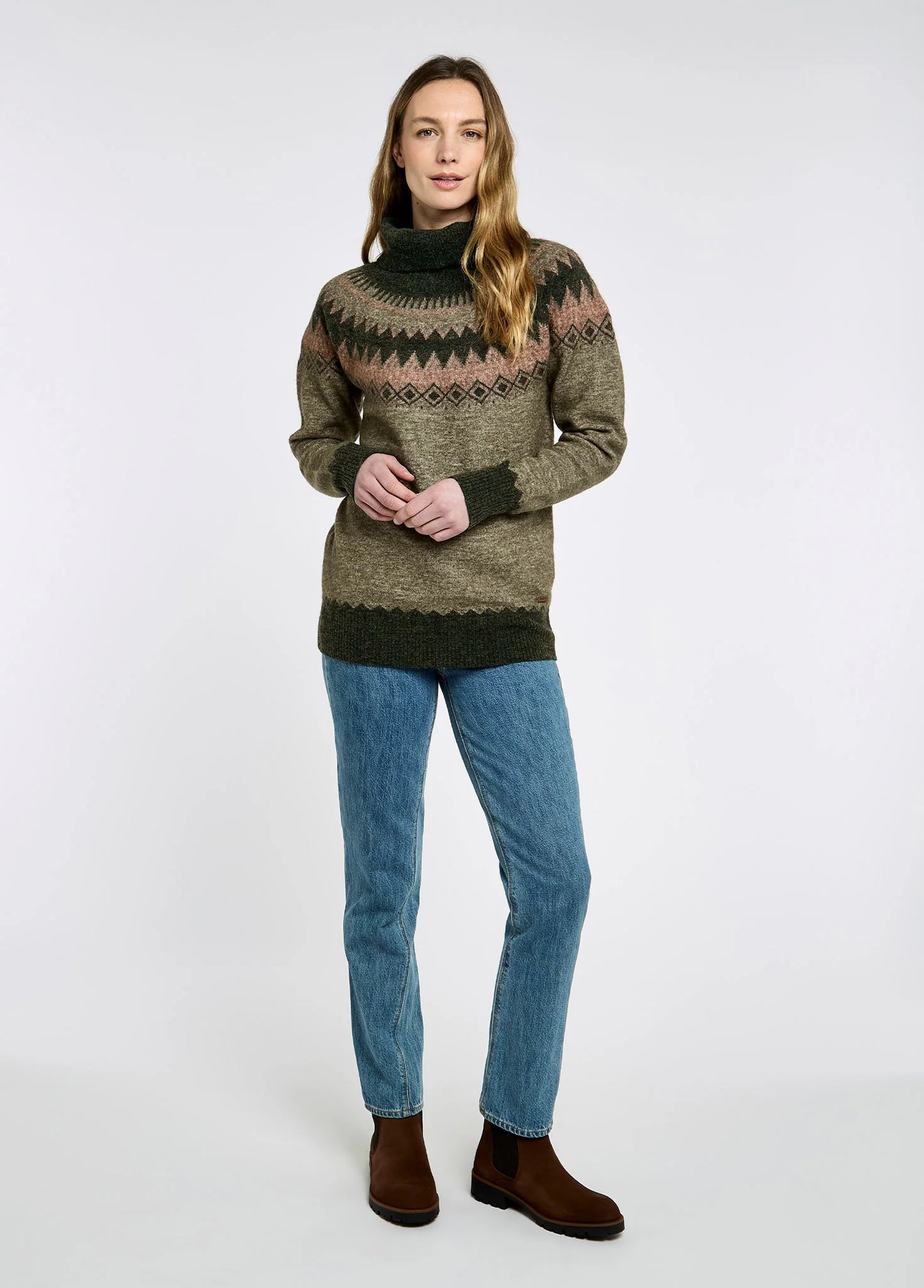 Dubarry Ladies, the Devlin - Olive Multi