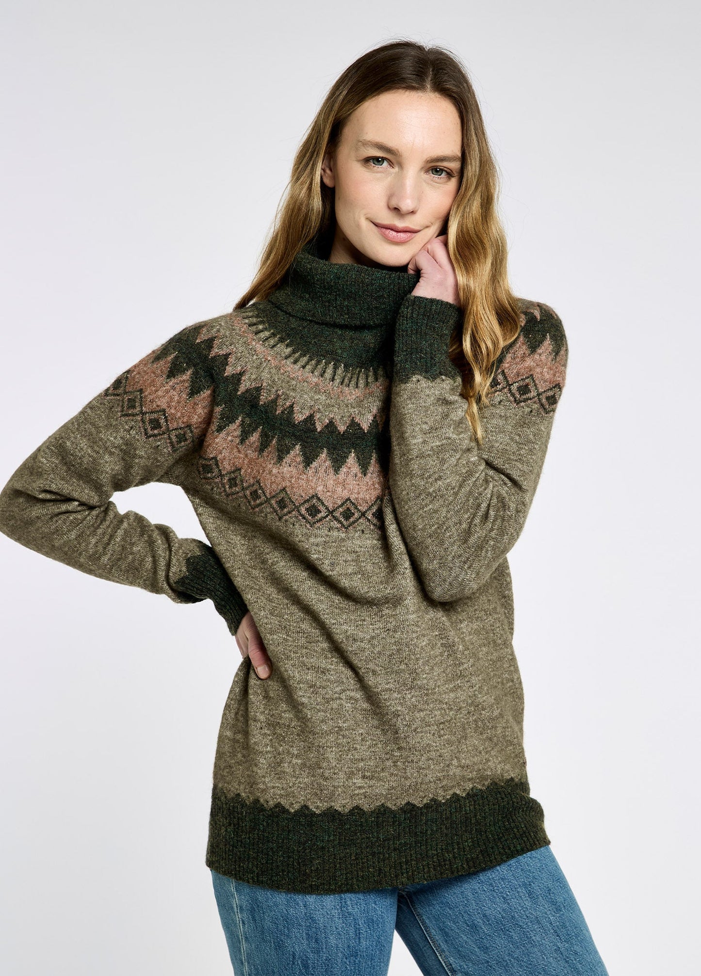 Dubarry Ladies, the Devlin - Olive Multi