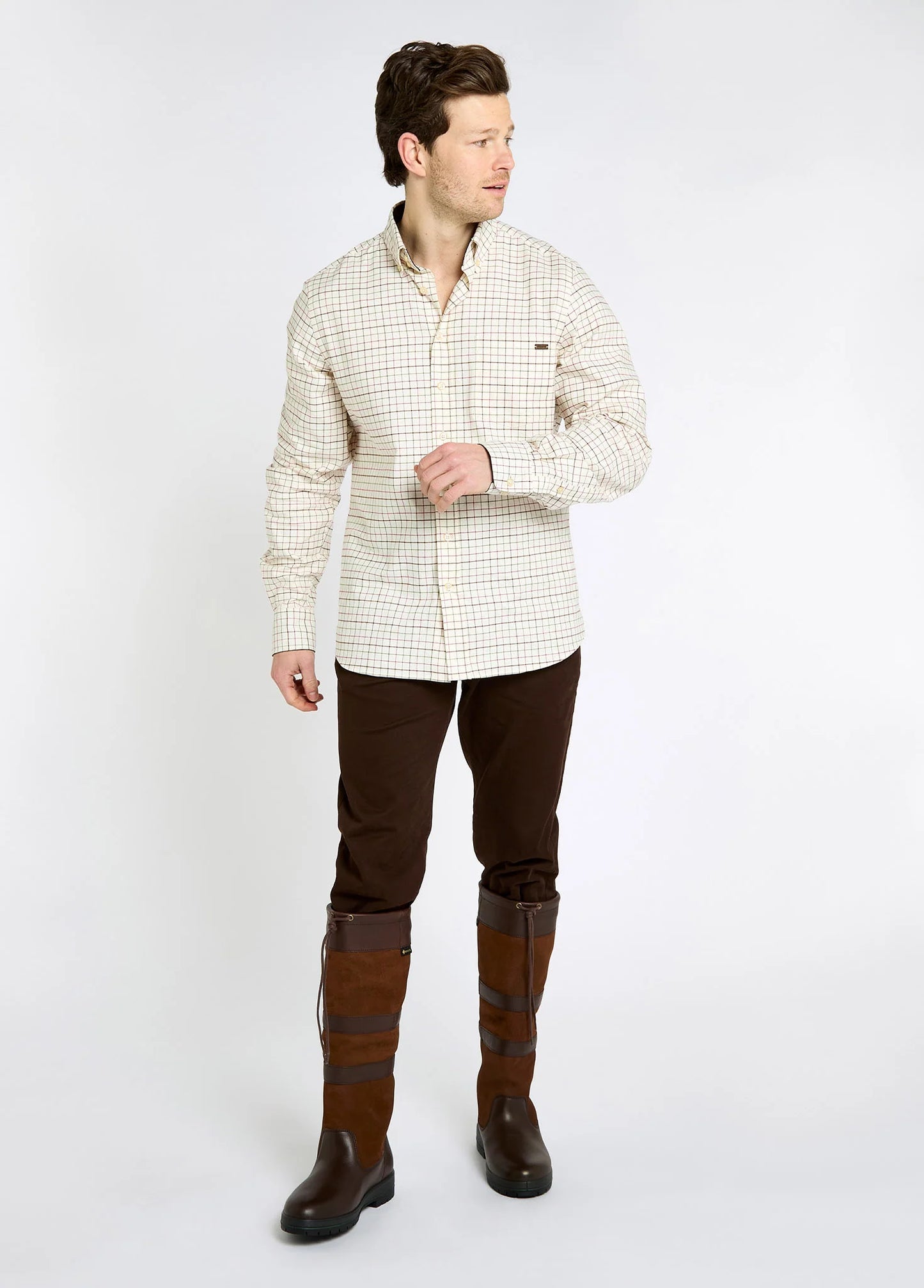 Dubarry Mens Shirts, Drumcar in 65 Elk