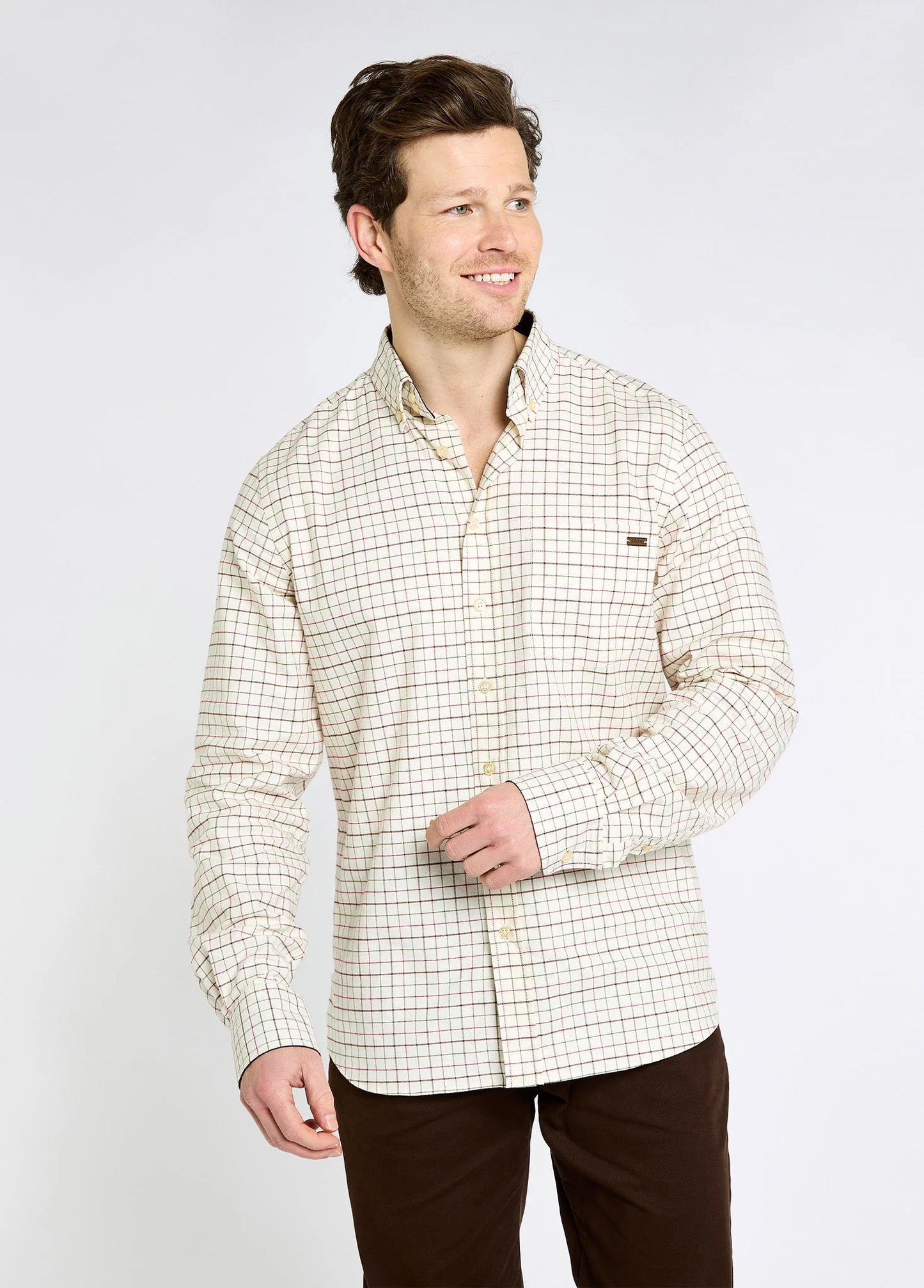 Dubarry Mens Shirts, Drumcar in 65 Elk