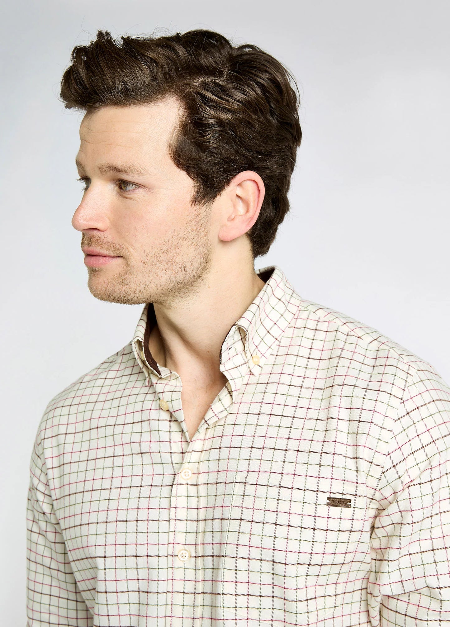 Dubarry Mens Shirts, Drumcar in 65 Elk