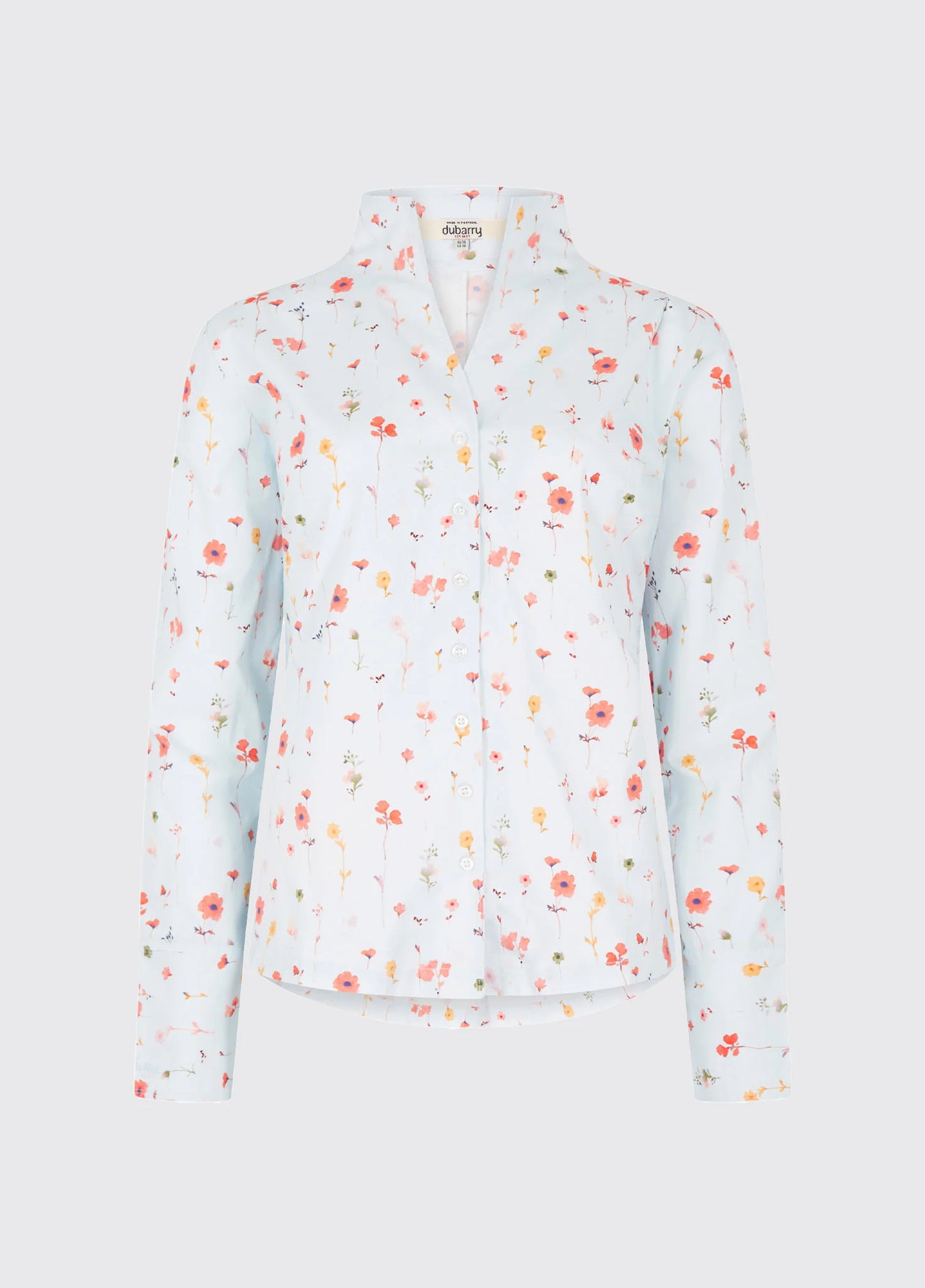 Dubarry Ladies, Fuschcia Shirts in Pale Blue