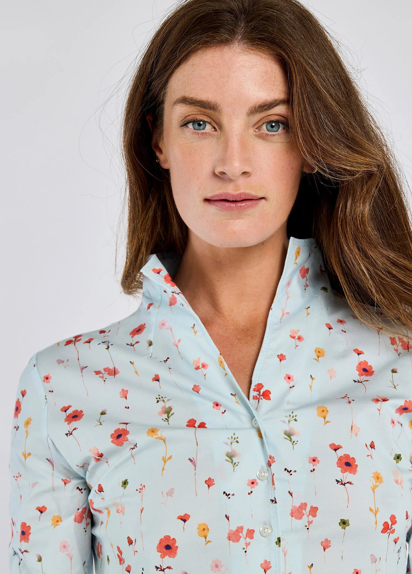 Dubarry Ladies, Fuschcia Shirts in Pale Blue