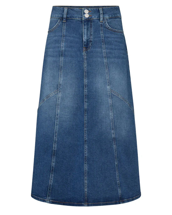 Mos Mosh Ladies, the MMJanet Shane Skirt in 401 Blue