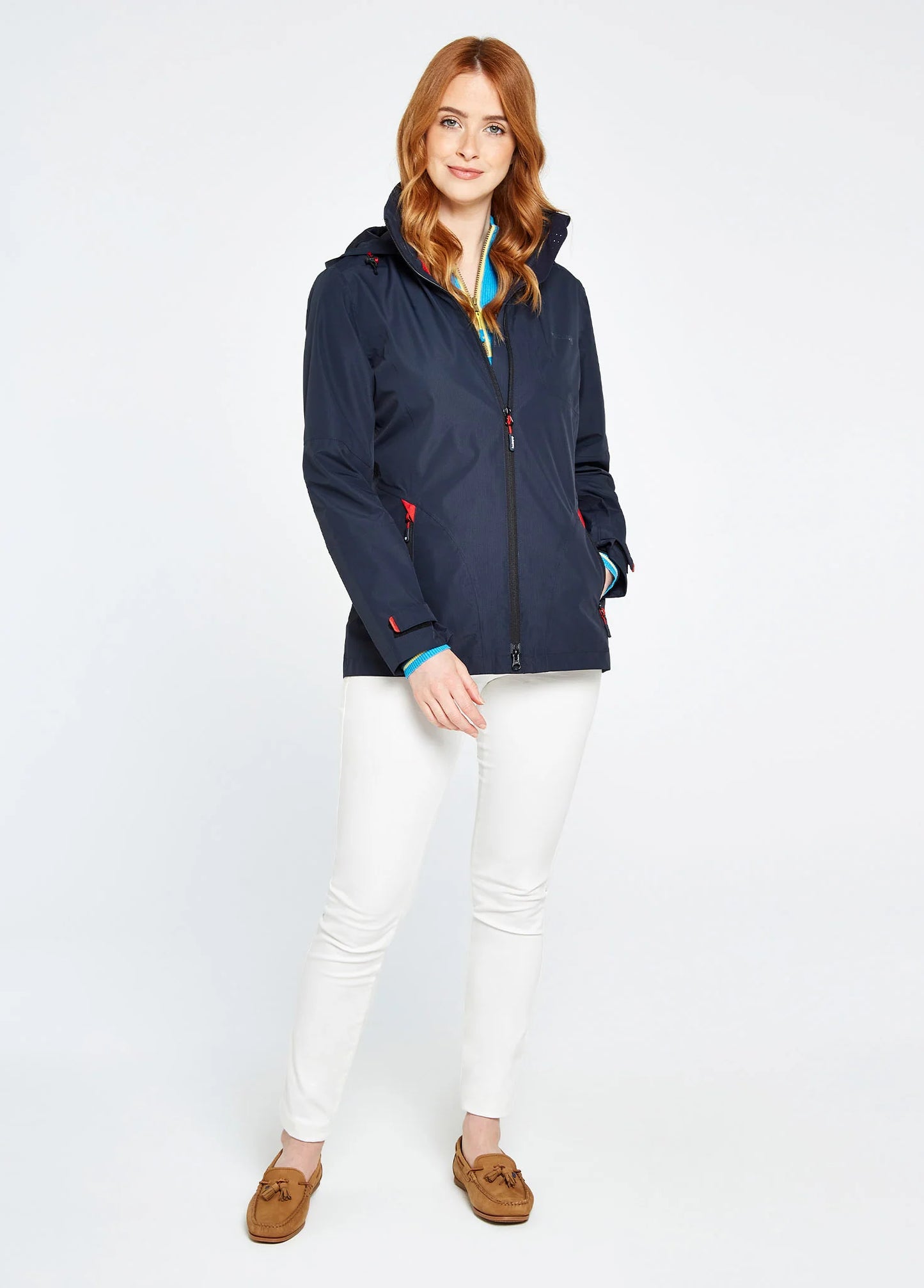 Dubarry Ladies, Capeclear Jackets & Coats in Navy