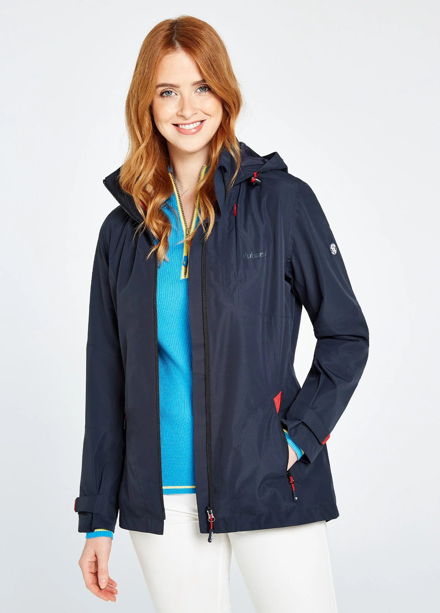 Dubarry Ladies, Capeclear Jackets & Coats in Navy