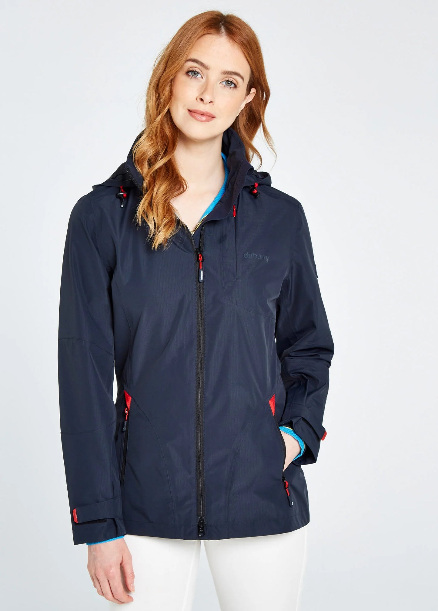 Dubarry Ladies, Capeclear Jackets & Coats in Navy
