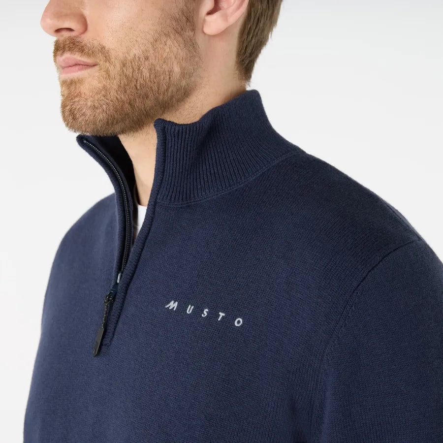 Musto , Mens Evo Windproof Knit Evolution in Carbon