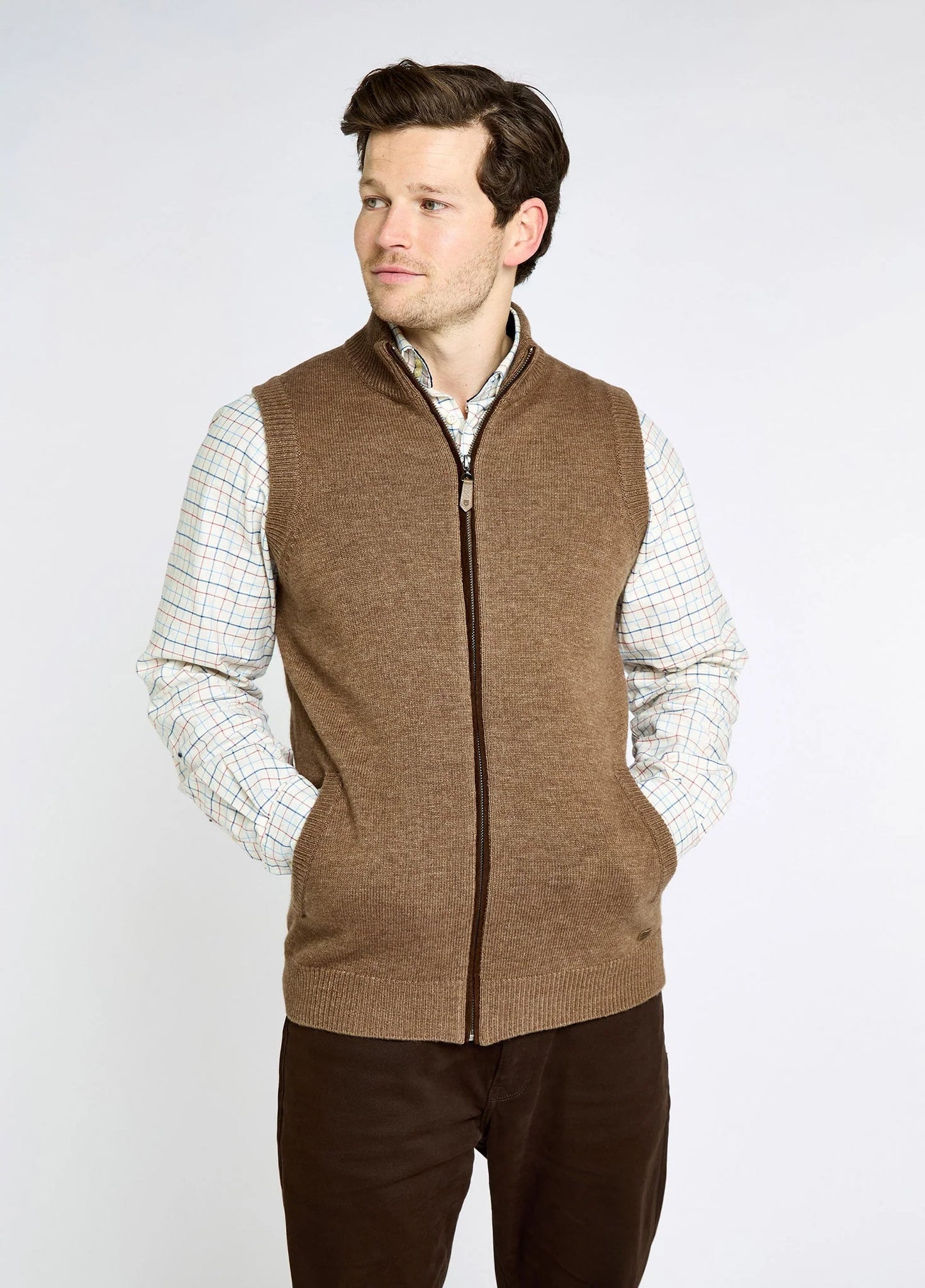 Dubarry Mens Knitwear, Upperwood in 65 Elk