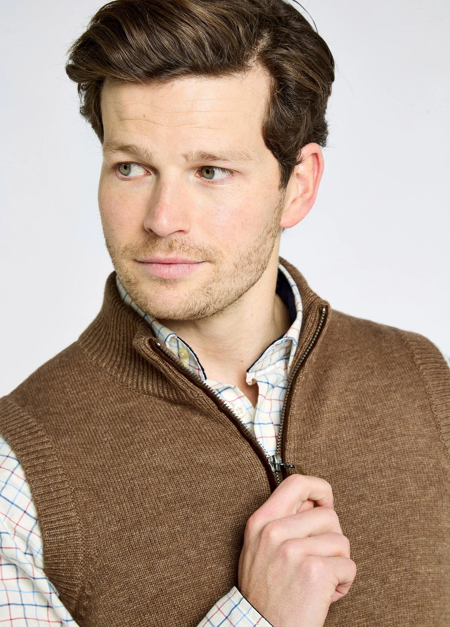 Dubarry Mens Knitwear, Upperwood in 65 Elk