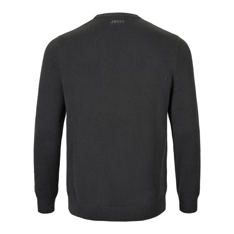 Musto , Mens Original Crew Knit in Carbon