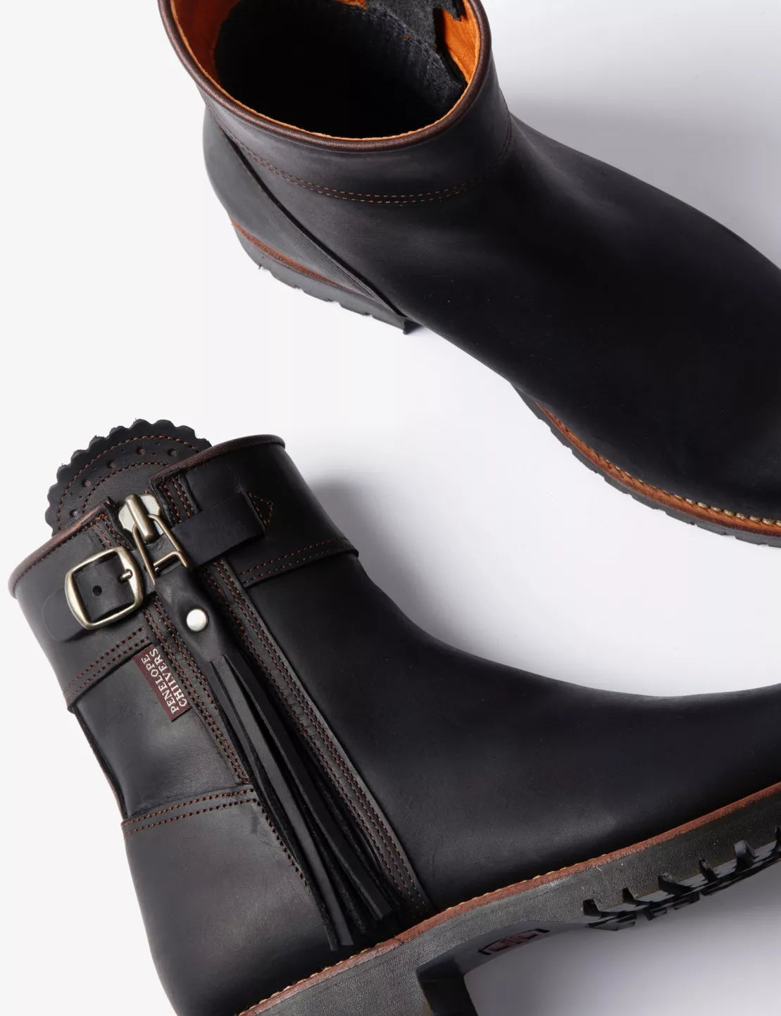 Penelope Chilvers, Inclement Cropped Tassel Boot - (101 Black)