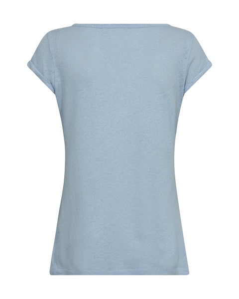 Mos Mosh, MMTROY TEE SS (489 Cashmere Blue)