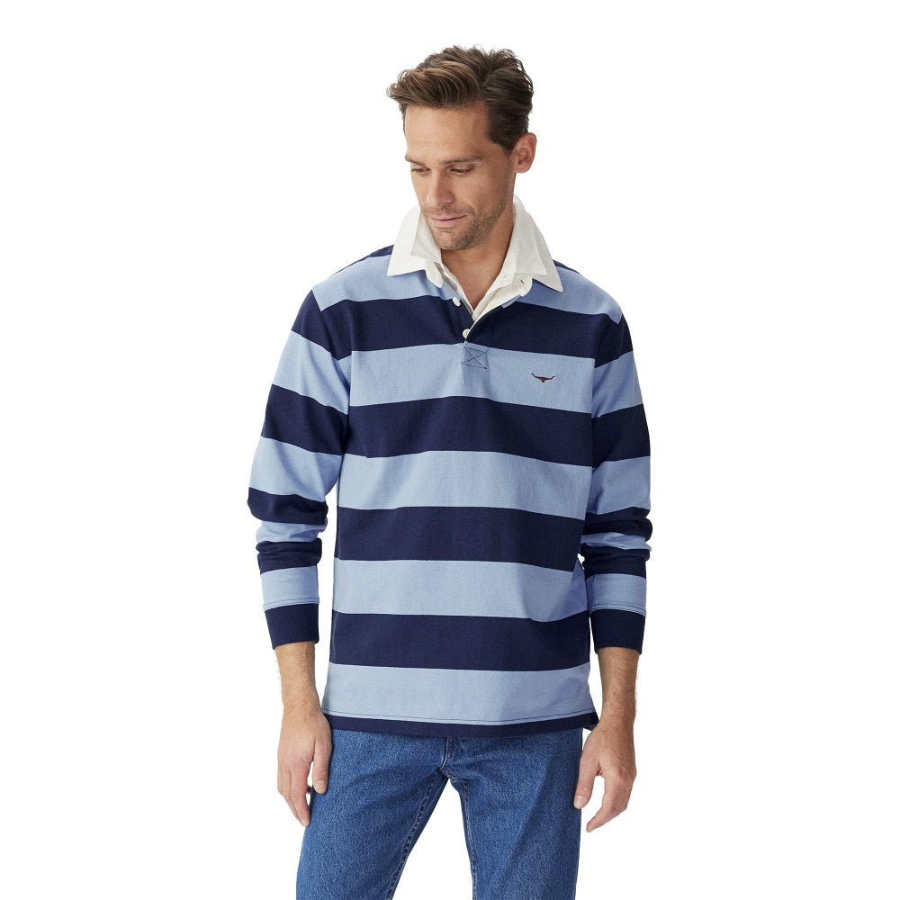 R.M. Williams Cradle Rugby in Navy Blue