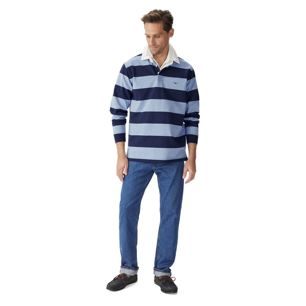 R.M. Williams Cradle Rugby in Navy Blue
