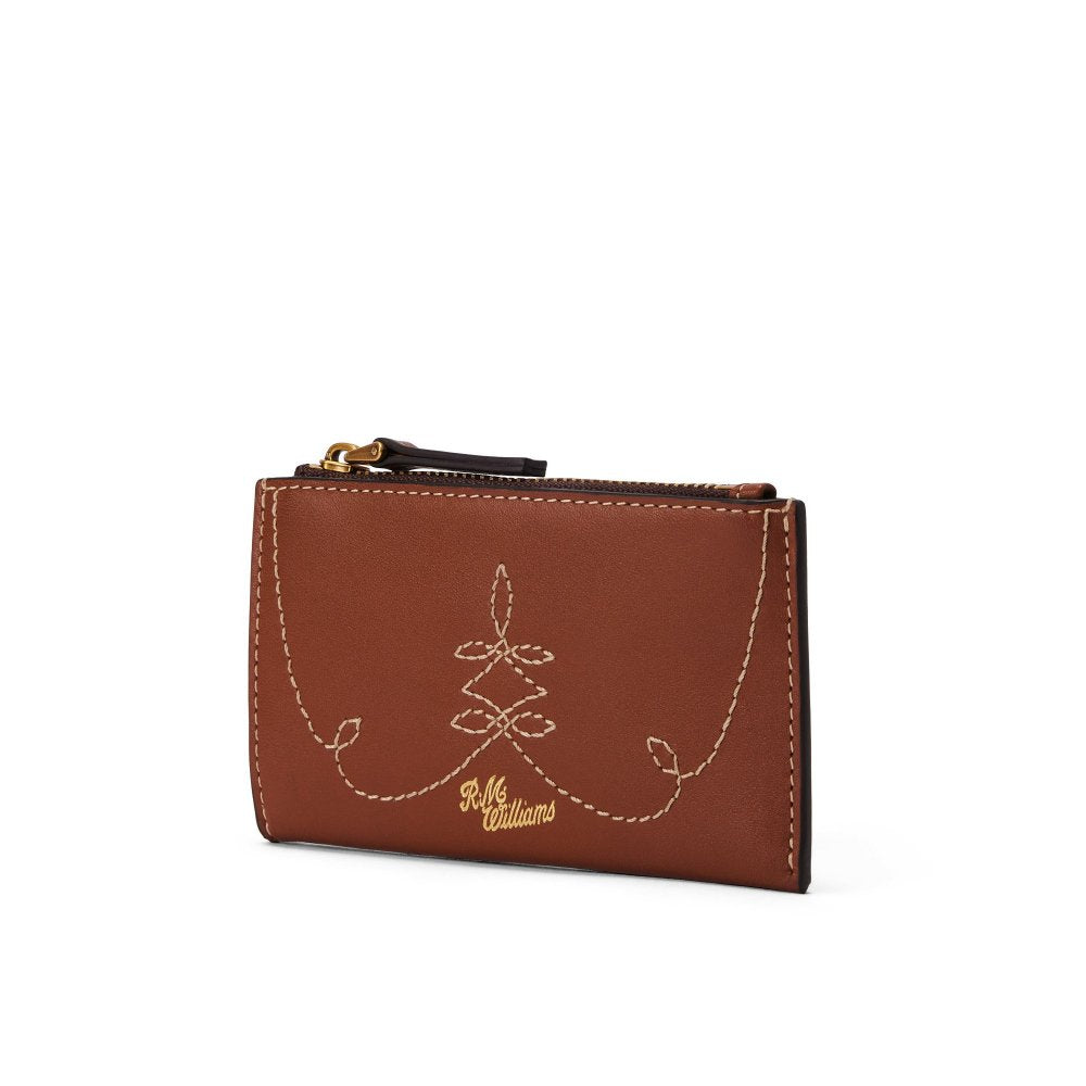 R.M. Williams Eden Stitched Cardholder in Tan