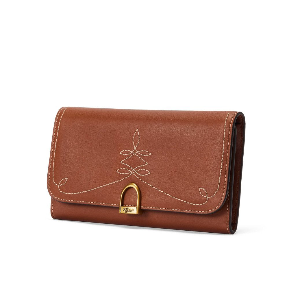 R.M. Williams Eden Stitched Wallet in Tan