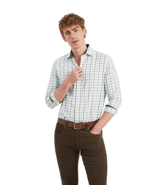 Schoffel, Baconsthorpe Tailored Shirt - (Woodland Check)