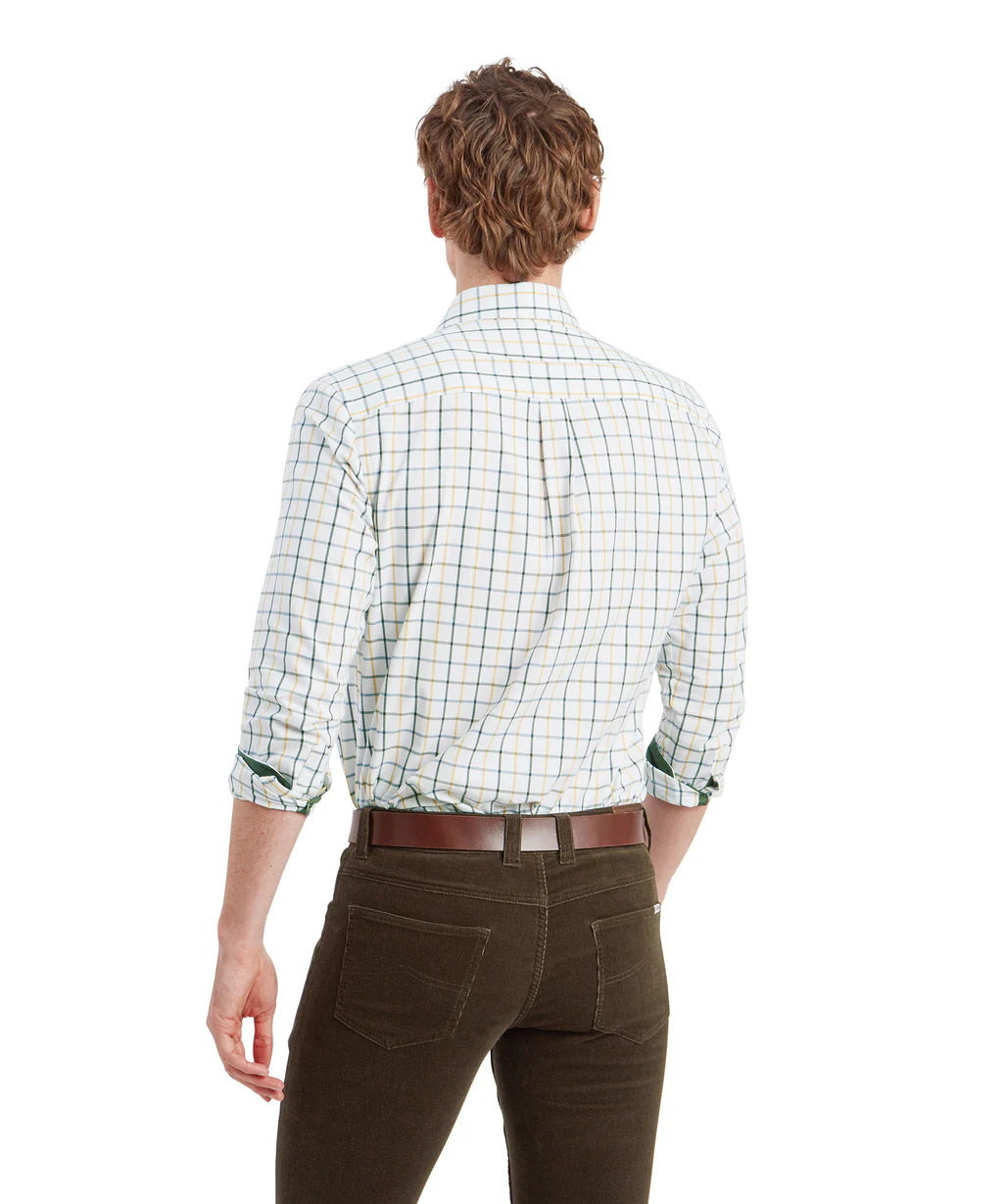 Schoffel, Baconsthorpe Tailored Shirt - (Woodland Check)