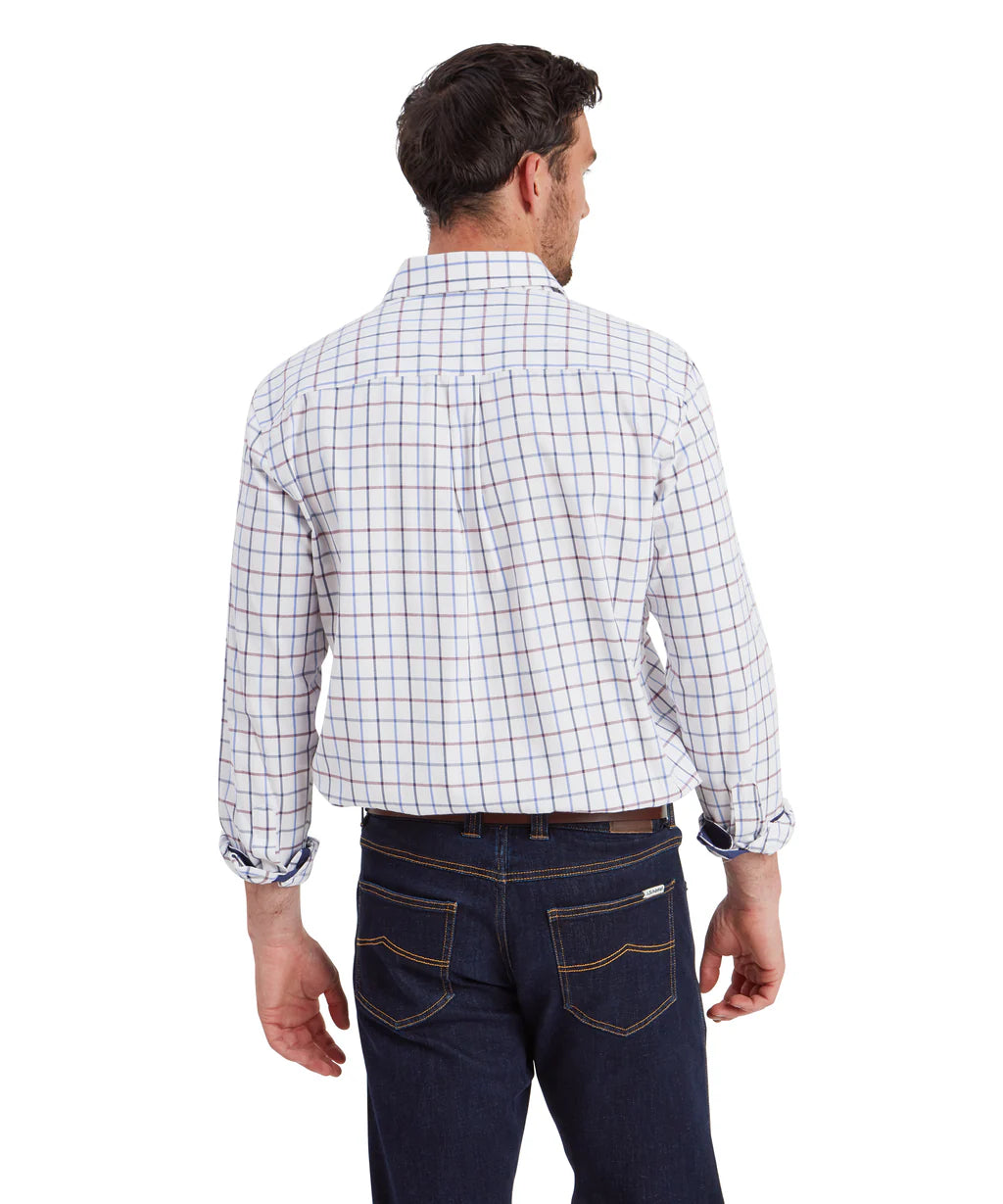 Schoffel, Baconsthorpe Tailored Shirt - (Vintage Navy Check)