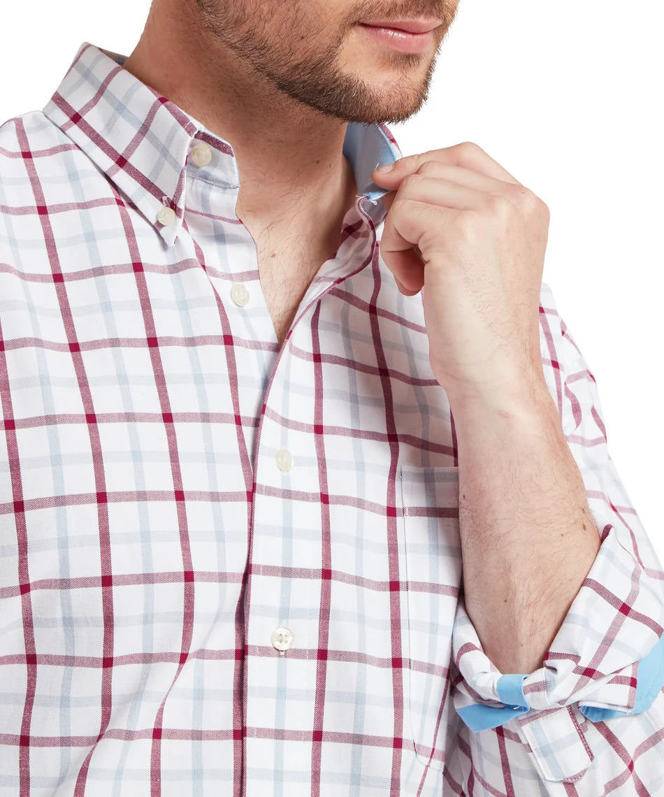 Schöffel, the Brancaster Classic Shirt - Mountain Blue Check