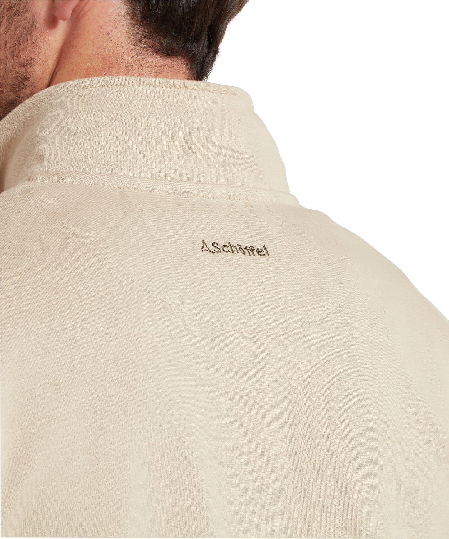 Schoffel Mens Countrywear, the Branscombe Cove Sweatshirt in Cobblestone